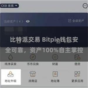 比特派交易 Bitpie钱包安全可靠，资产100%自主掌控