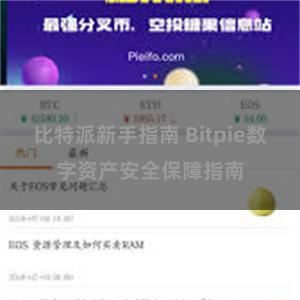 比特派新手指南 Bitpie数字资产安全保障指南