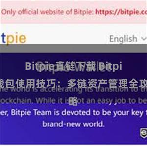 Bitpie直链下载 Bitpie钱包使用技巧：多链资产管理全攻略