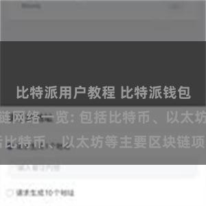 比特派用户教程 比特派钱包支持的区块链网络一览: 包括比特币、以太坊等主要区块链项目