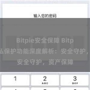 Bitpie安全保障 Bitpie钱包隐私保护功能深度解析：安全守护，资产保障