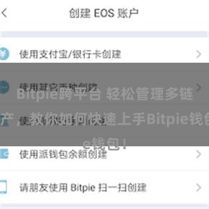 Bitpie跨平台 轻松管理多链资产，教你如何快速上手Bitpie钱包！