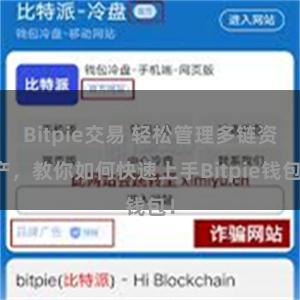 Bitpie交易 轻松管理多链资产，教你如何快速上手Bitpie钱包！