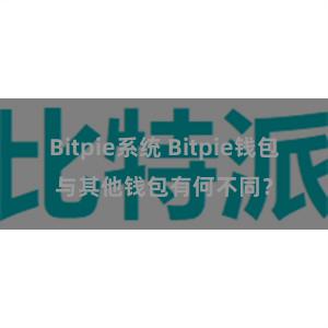 Bitpie系统 Bitpie钱包与其他钱包有何不同？