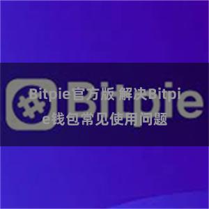 Bitpie官方版 解决Bitpie钱包常见使用问题