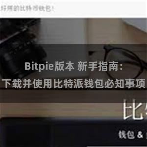 Bitpie版本 新手指南：下载并使用比特派钱包必知事项