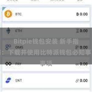 Bitpie钱包安装 新手指南：下载并使用比特派钱包必知事项