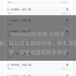 Bitpie扫码安装 比特派提现教程详解：轻松学会如何快速、安全地提取数字货币