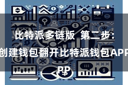 比特派多链版  第二步：创建钱包翻开比特派钱包APP