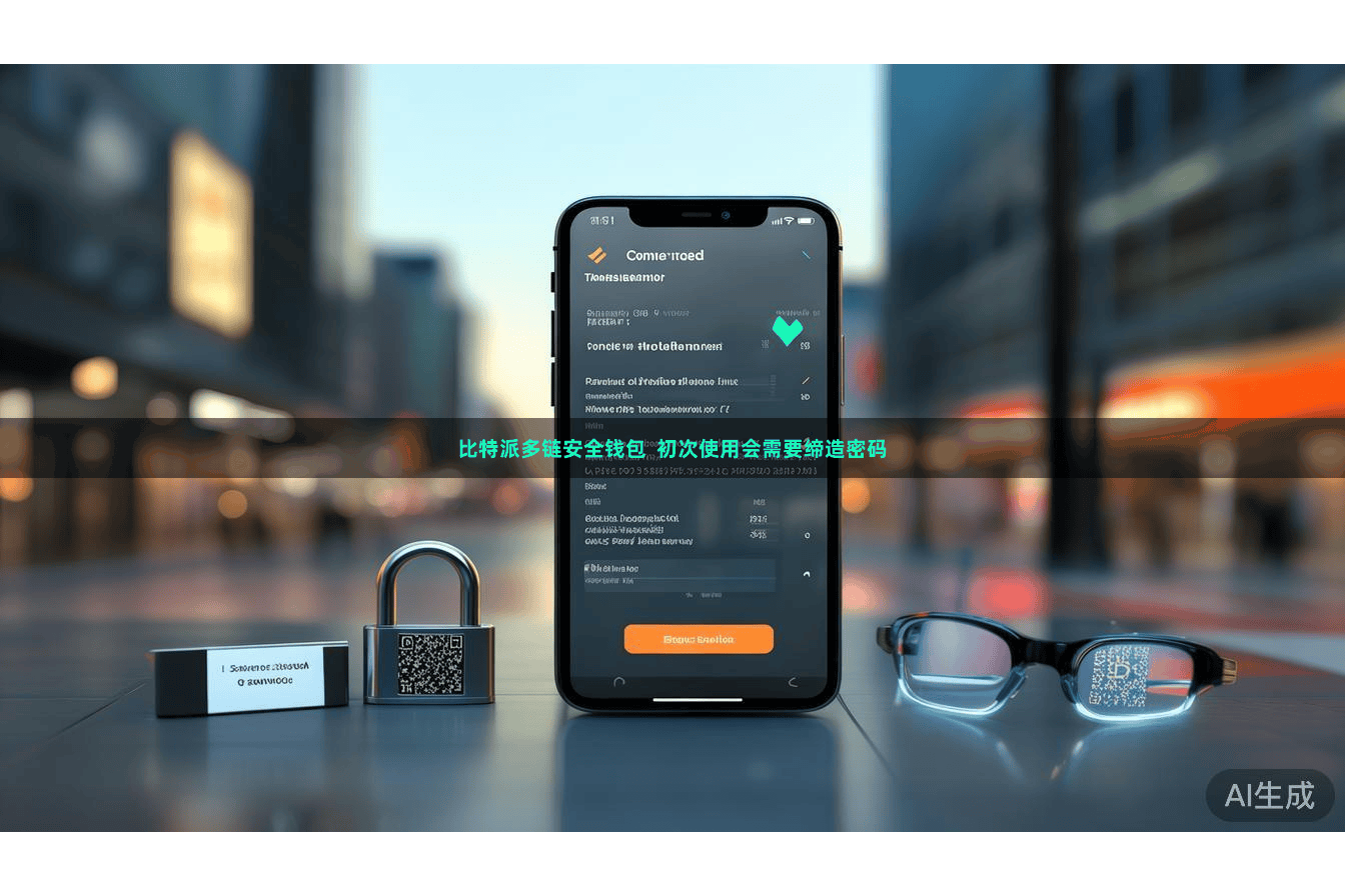 比特派多链安全钱包  初次使用会需要缔造密码