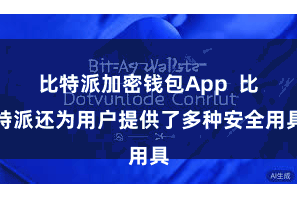 比特派加密钱包App  比特派还为用户提供了多种安全用具