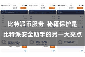 比特派币服务  秘籍保护是比特派安全助手的另一大亮点